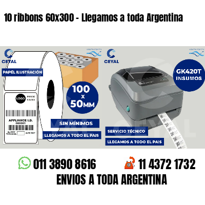 10 ribbons 60x300 - Llegamos a toda Argentina
