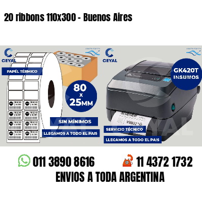 20 ribbons 110x300 - Buenos Aires