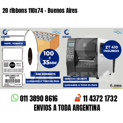 20 ribbons 110x74 - Buenos Aires
