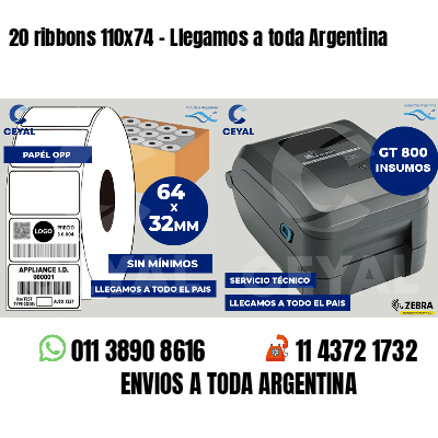 20 ribbons 110x74 - Llegamos a toda Argentina