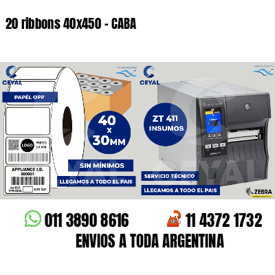 20 ribbons 40x450 - CABA