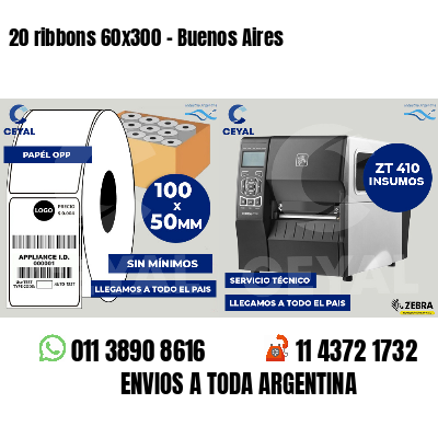 20 ribbons 60x300 - Buenos Aires