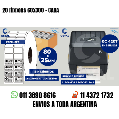 20 ribbons 60x300 - CABA