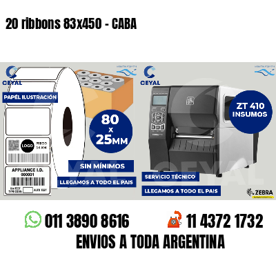 20 ribbons 83x450 - CABA