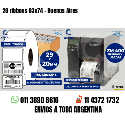 20 ribbons 83x74 - Buenos Aires