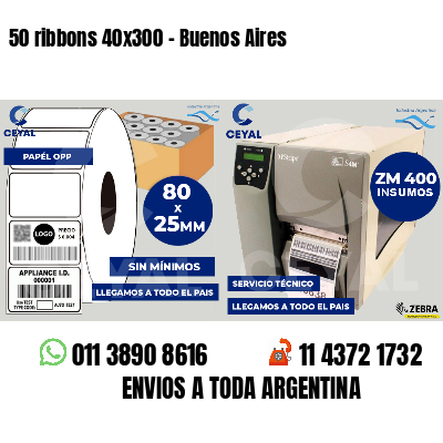 50 ribbons 40x300 - Buenos Aires