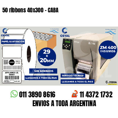 50 ribbons 40x300 - CABA