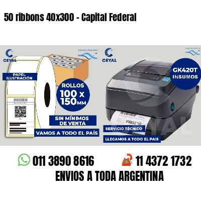 50 ribbons 40x300 - Capital Federal