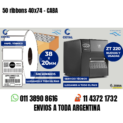 50 ribbons 40x74 - CABA