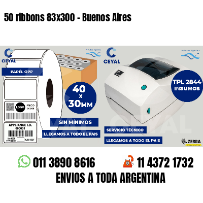 50 ribbons 83x300 - Buenos Aires