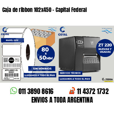 Caja de ribbon 102x450 - Capital Federal