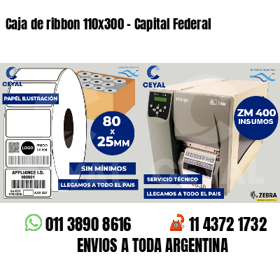 Caja de ribbon 110x300 - Capital Federal