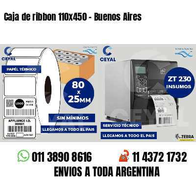 Caja de ribbon 110x450 - Buenos Aires