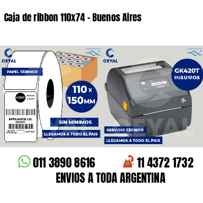 Caja de ribbon 110x74 - Buenos Aires