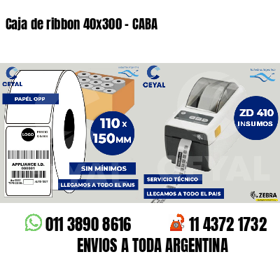 Caja de ribbon 40x300 - CABA