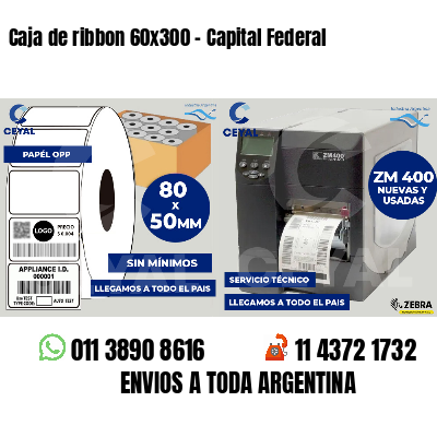 Caja de ribbon 60x300 - Capital Federal