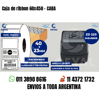 Caja de ribbon 60x450 - CABA