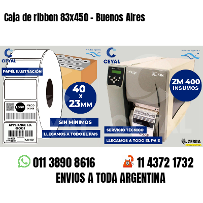 Caja de ribbon 83x450 - Buenos Aires