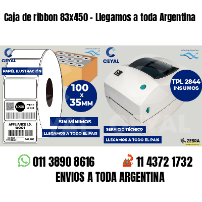 Caja de ribbon 83x450 - Llegamos a toda Argentina