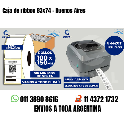Caja de ribbon 83x74 - Buenos Aires