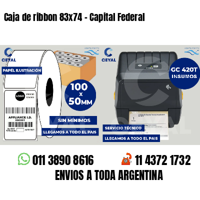 Caja de ribbon 83x74 - Capital Federal