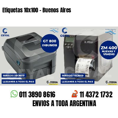 Etiquetas 10x100 - Buenos Aires