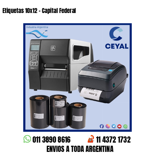 Etiquetas 10×12 – Capital Federal
