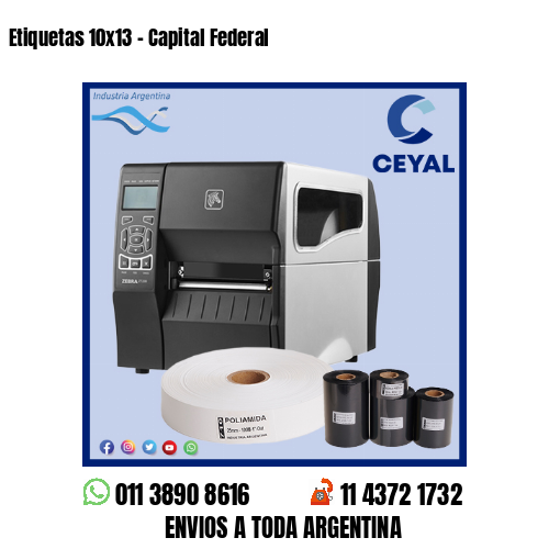 Etiquetas 10×13 – Capital Federal