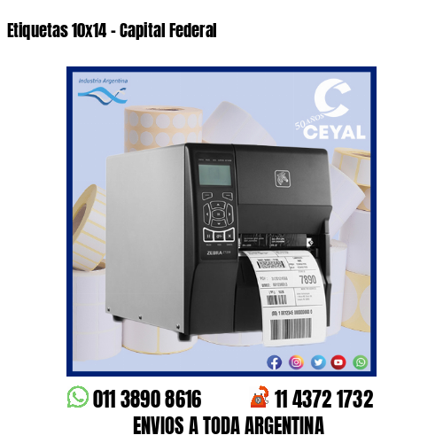 Etiquetas 10×14 – Capital Federal