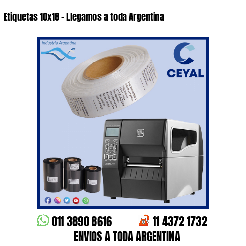 Etiquetas 10×18 – Llegamos a toda Argentina
