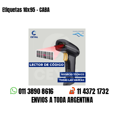 Etiquetas 10x95 - CABA