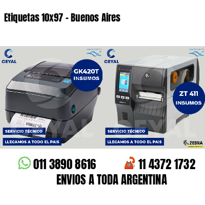 Etiquetas 10x97 - Buenos Aires