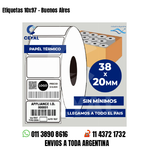 Etiquetas 10×97 – Buenos Aires