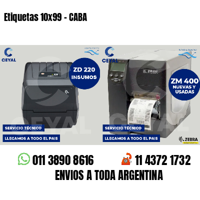 Etiquetas 10x99 - CABA