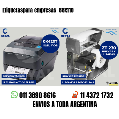 Etiquetaspara empresas 88x110