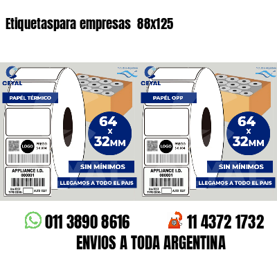 Etiquetaspara empresas  88x125