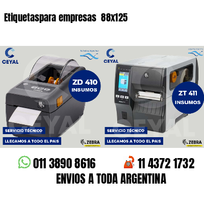 Etiquetaspara empresas  88x125