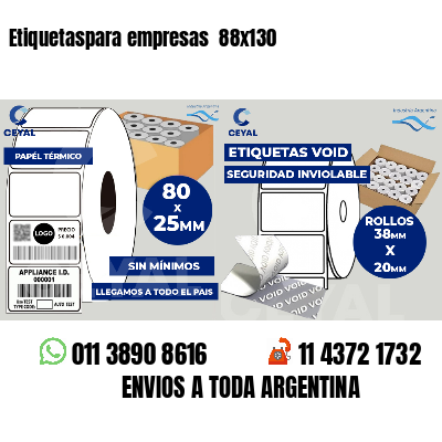 Etiquetaspara empresas 88x130