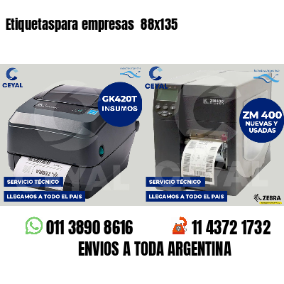 Etiquetaspara empresas 88x135