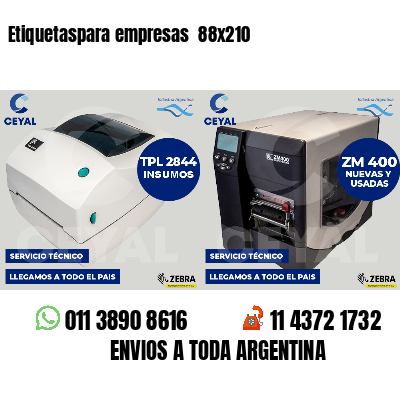 Etiquetaspara empresas 88x210