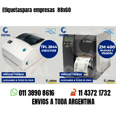 Etiquetaspara empresas 88x60