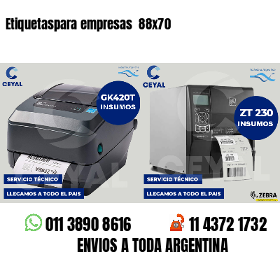 Etiquetaspara empresas 88x70