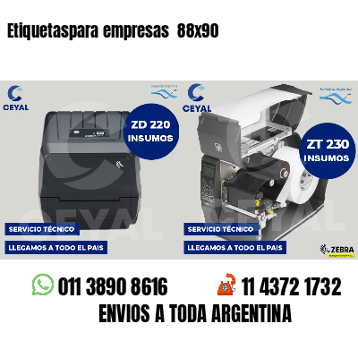 Etiquetaspara empresas 88x90
