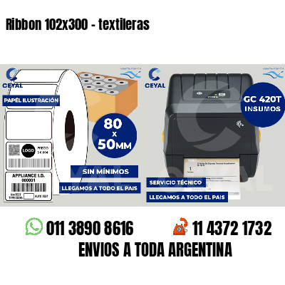 Ribbon 102x300 - textileras
