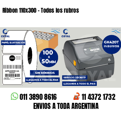 Ribbon 110x300 - Todos los rubros