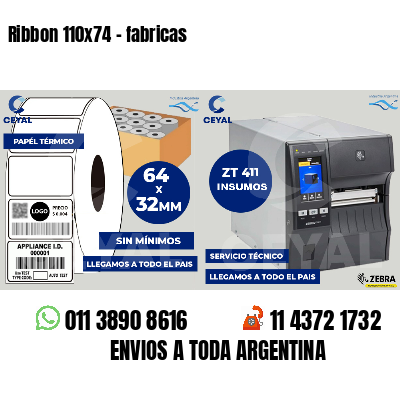 Ribbon 110x74 - fabricas