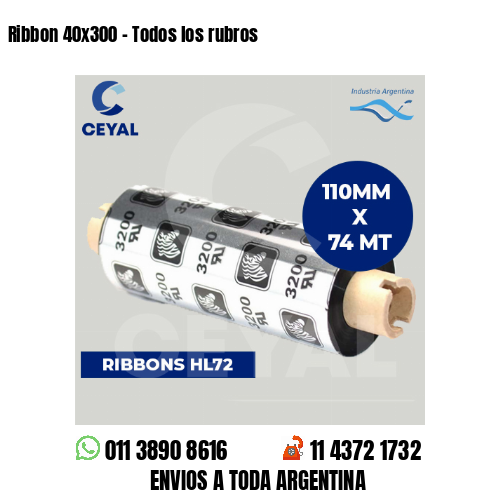 Ribbon 40×300 – Todos los rubros