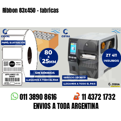 Ribbon 83x450 - fabricas