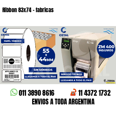 Ribbon 83x74 - fabricas