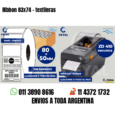 Ribbon 83x74 - textileras